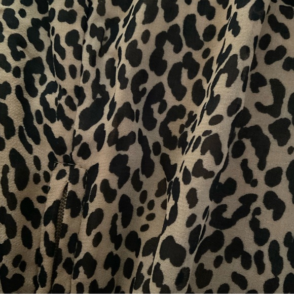 Cheetah Strappy Dress Size L TRIXXI - Picture 7 of 8